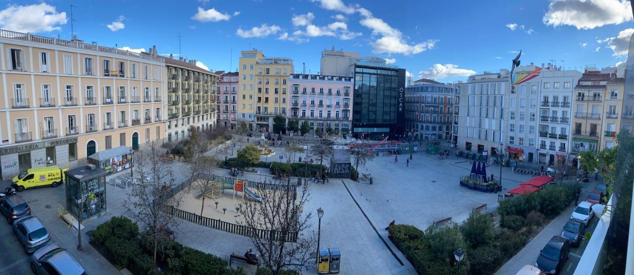 Estudio Doble Con Balcon En Madrid Centro Buitenkant foto